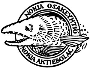 Nokia logo in 1865.
